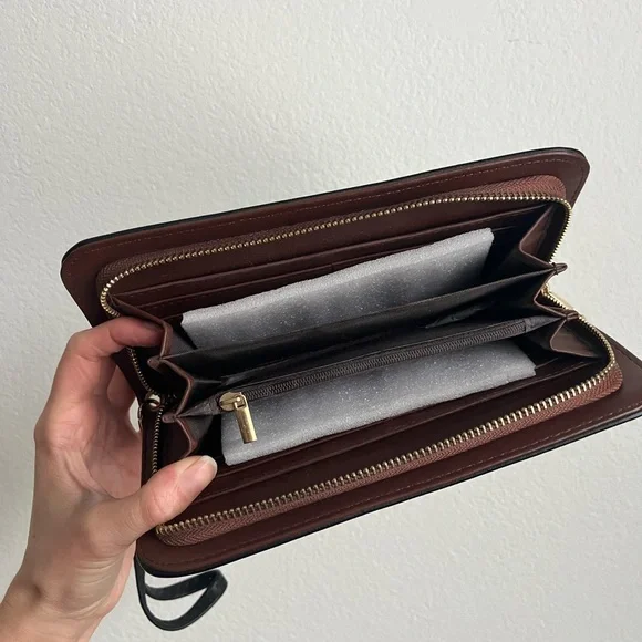 Black Leather Work Tote Bag - Picture 9 of 9